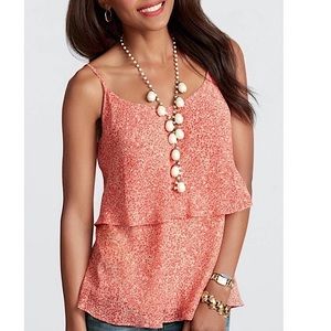 Cabi Tiered Sleeveless Tank Blouse